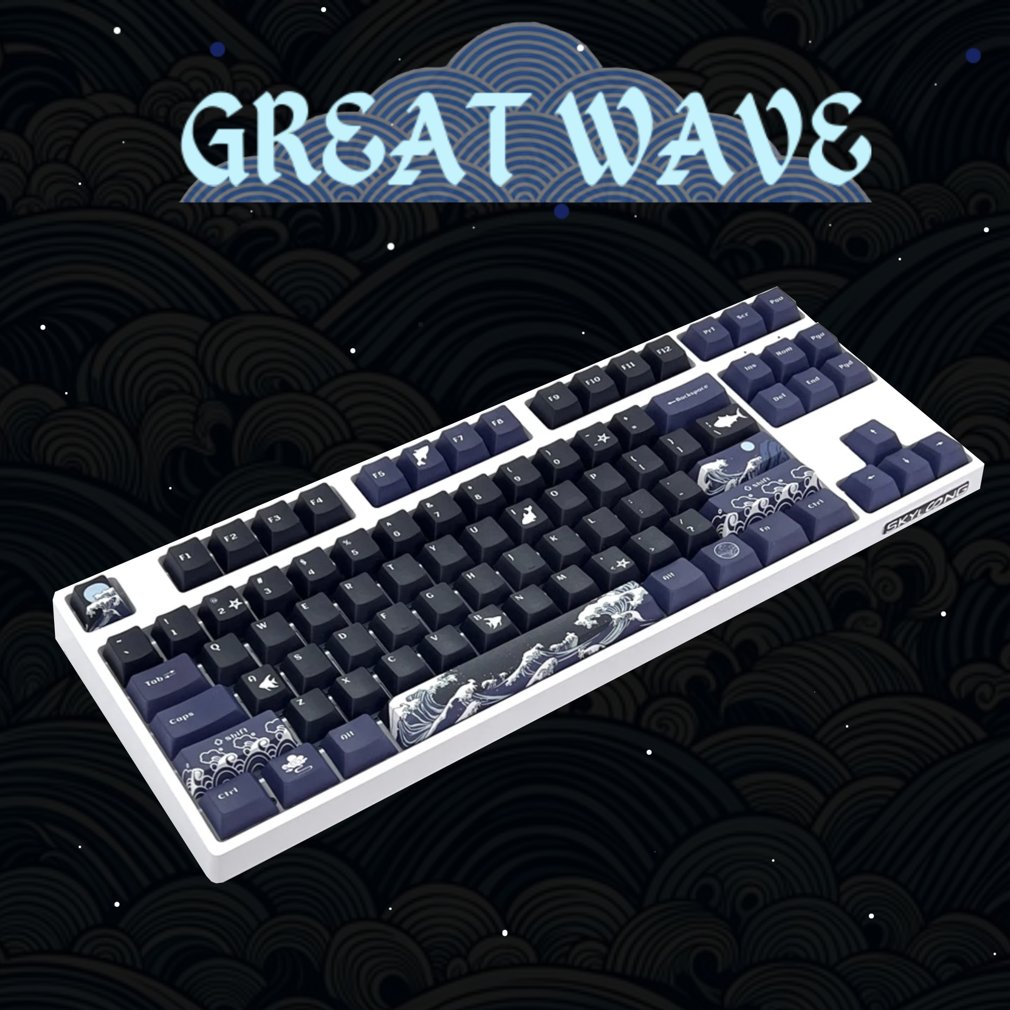 GREAT WAVE KEYCAPS